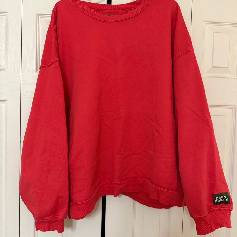 Daily Drills Red Sweatshirt